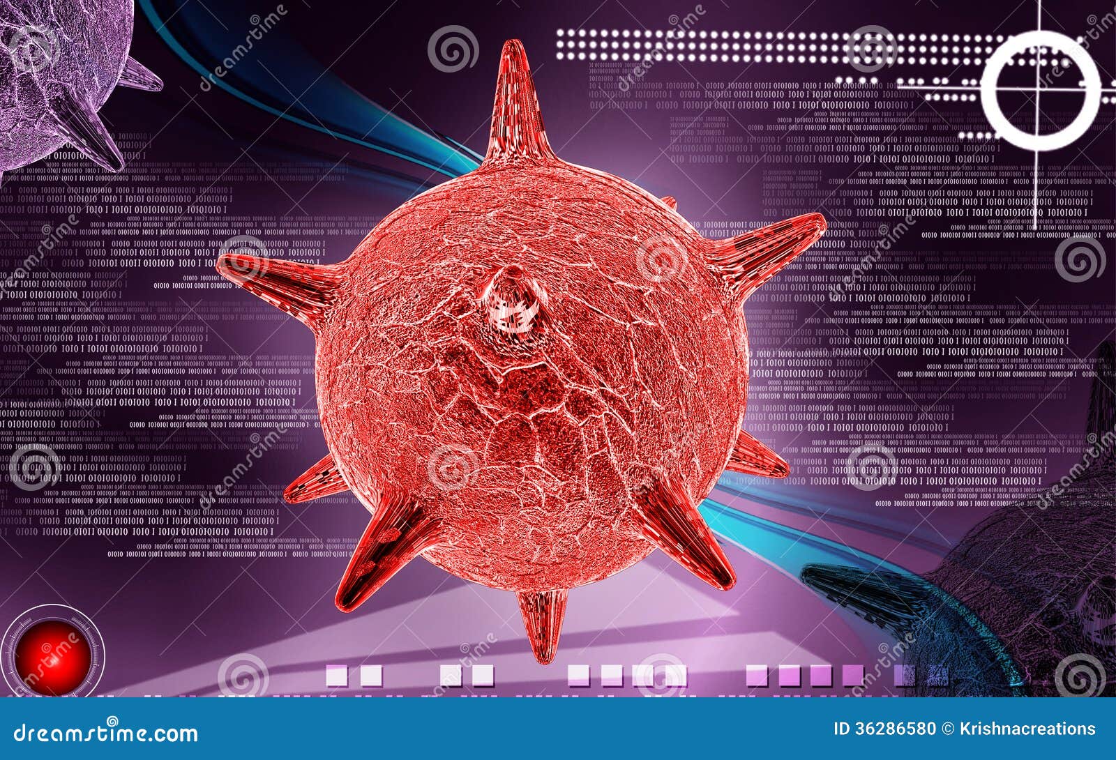 Herpes virus stock illustration. Illustration of effects - 36286580