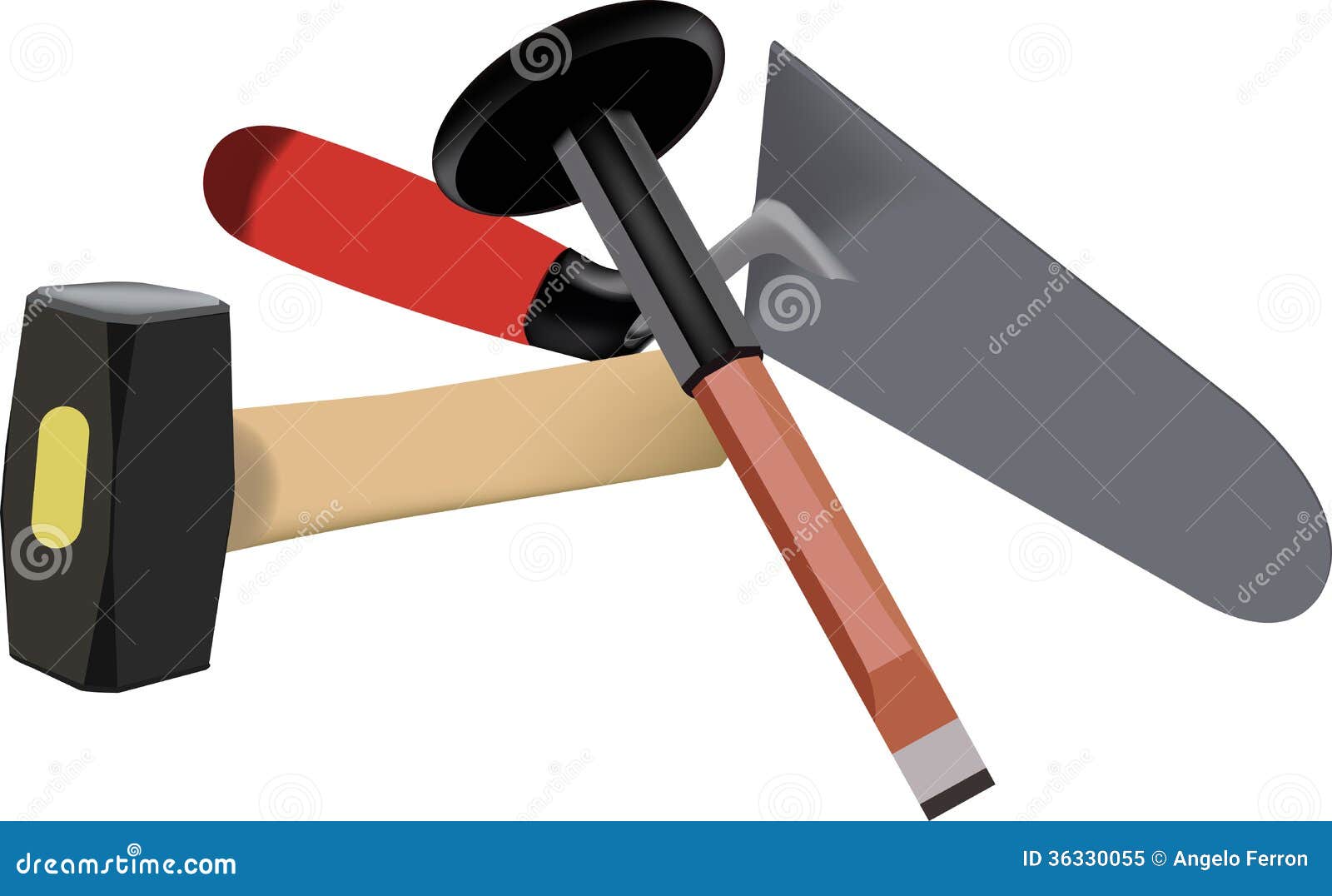 Herramientas Para Construir Ilustracion Del Vector Ilustracion De Insignia Accesorios 36330055