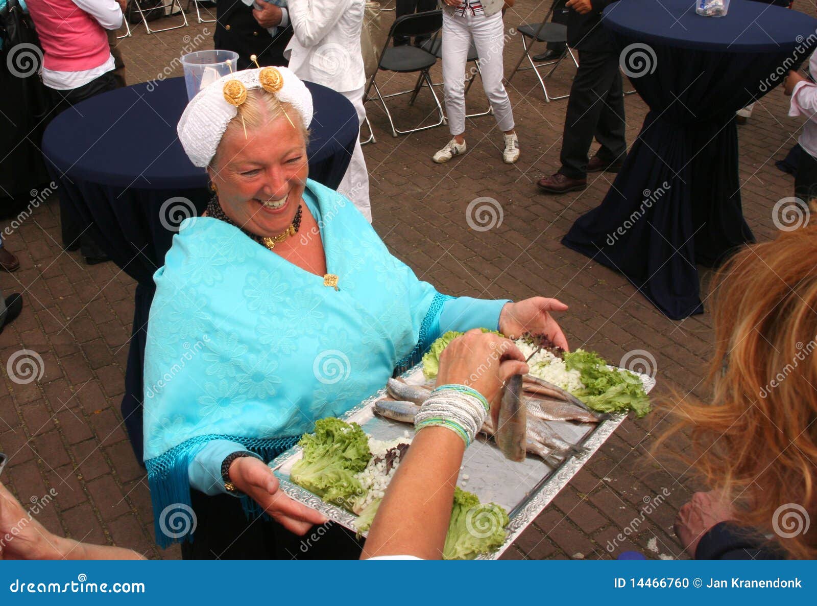 Herring at Flagday Scheveningen Editorial Image Image of tradition