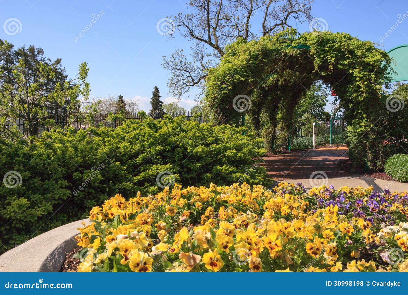 Hershey Gardens Caterpillar Tunnel Pa Stock Photo Image Of