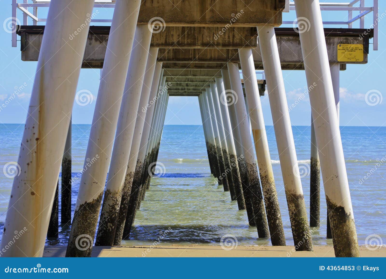 Hervey Bay Jetty, Queensland Australia Stock Image Image of leisure