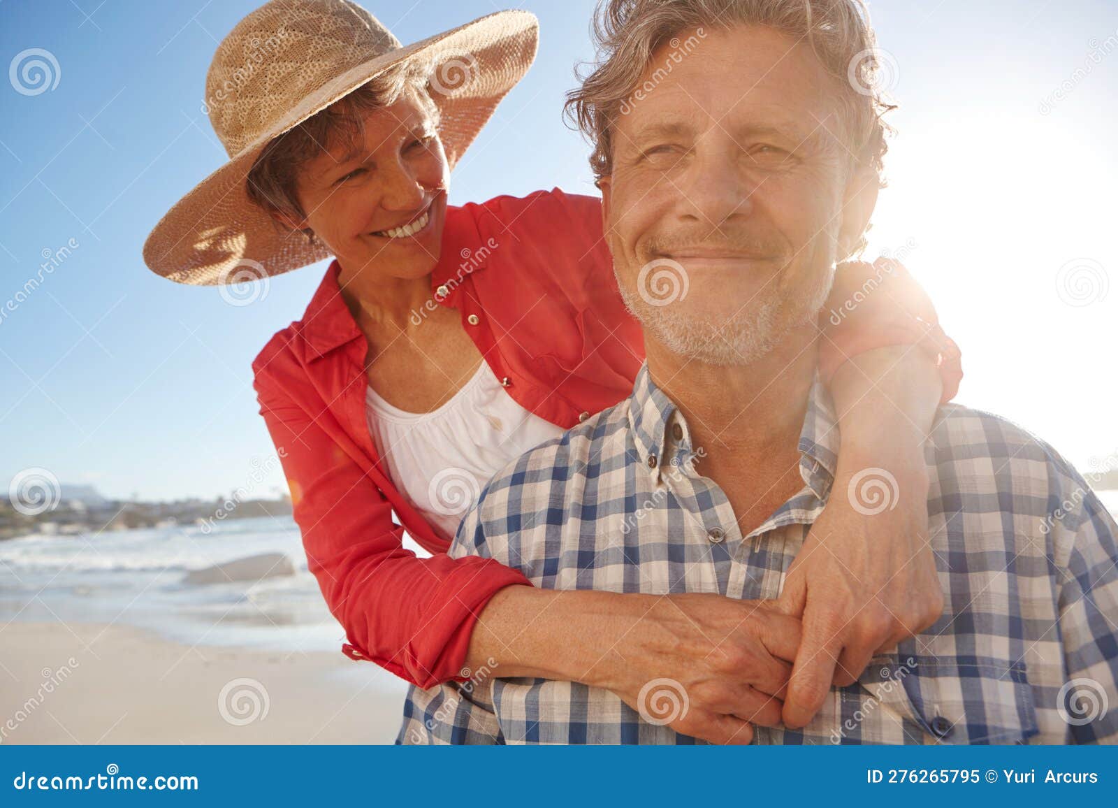 Hes My Man A Mature Couple Enjoying A Late Afternoon Walk On The Beach Stock Image Image Of
