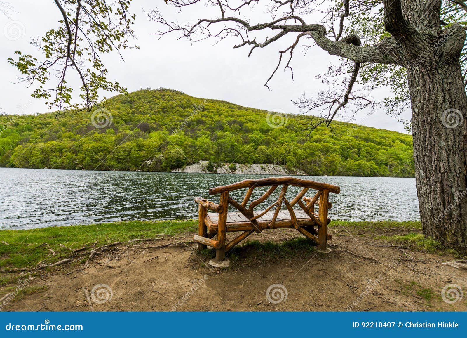 Hessian See In Bear Mountain In Im Hinterland New York Stockbild