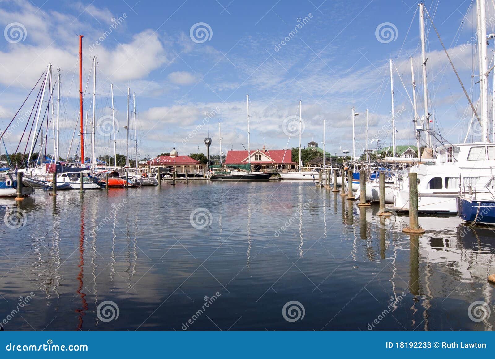 Het Bassin van de Stad van Whangarei - NZ. Het Bassin van de Stad van Whangarei, Northland, Nieuw Zeeland