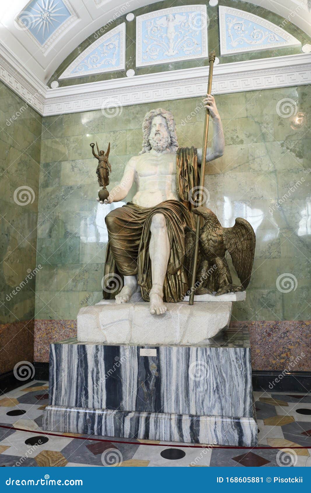 Verlenen tempo residu Het Beeld Van God Jupiter in Het Binnenland Van De Hermitage in  Sint-Petersburg Redactionele Foto - Image of rusland, altaren: 168605881