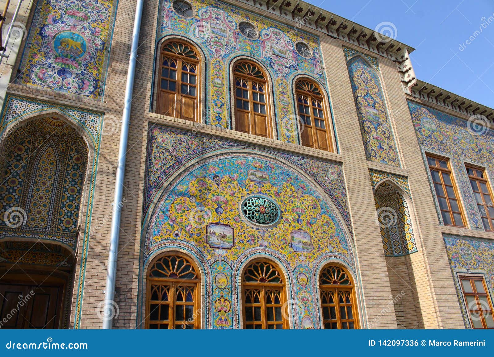 Het Golestanpaleis is Vroegere Koninklijke Qajar Complex in De