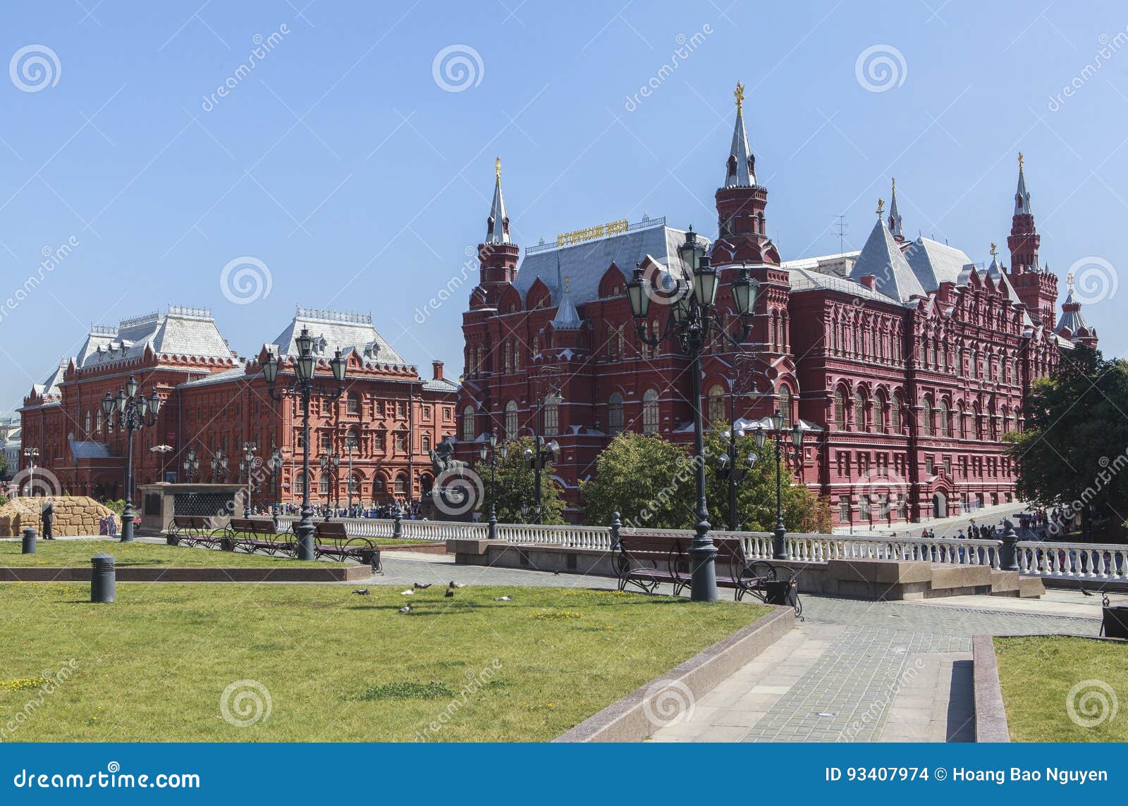 Het Historische Museum Van De Staat in Moskou Redactionele Stock