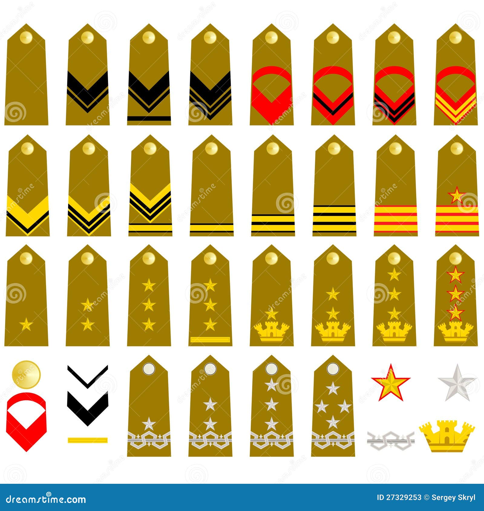 Het Italiaanse Leger Van Riemen Vector Illustratie - Illustratie