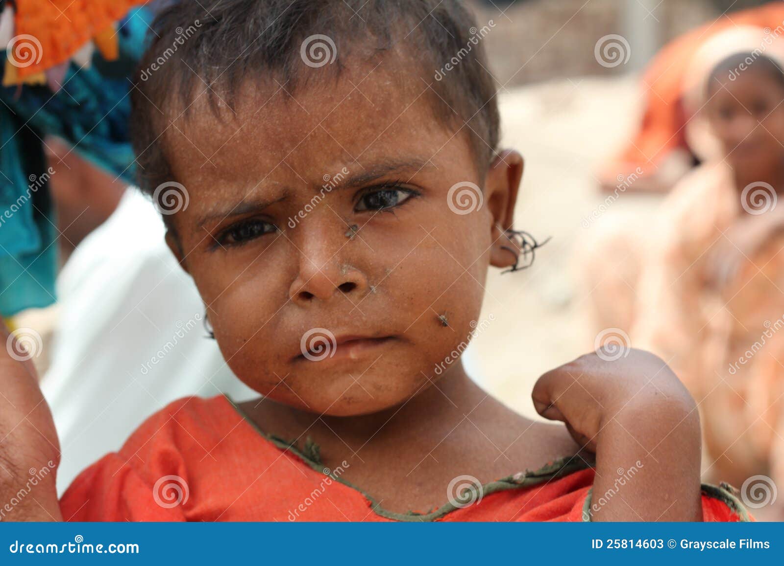 Dag Van De Vluchteling Het Kind Van De Vluchteling in Pakistan Redactionele Stock Foto - Image