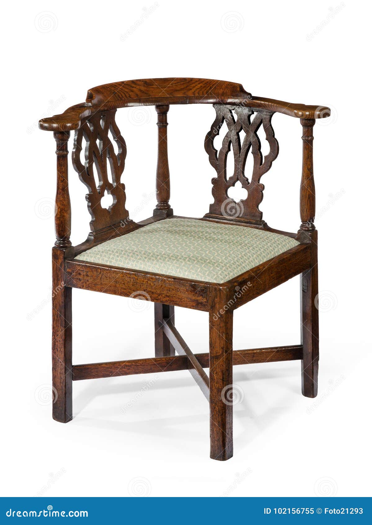 Chip Voorbijgaand Vervelend Het Oude Antieke Houten Mahonie Van De Hoekstoel Stock Afbeelding - Image  of meubilair, stoel: 102156755