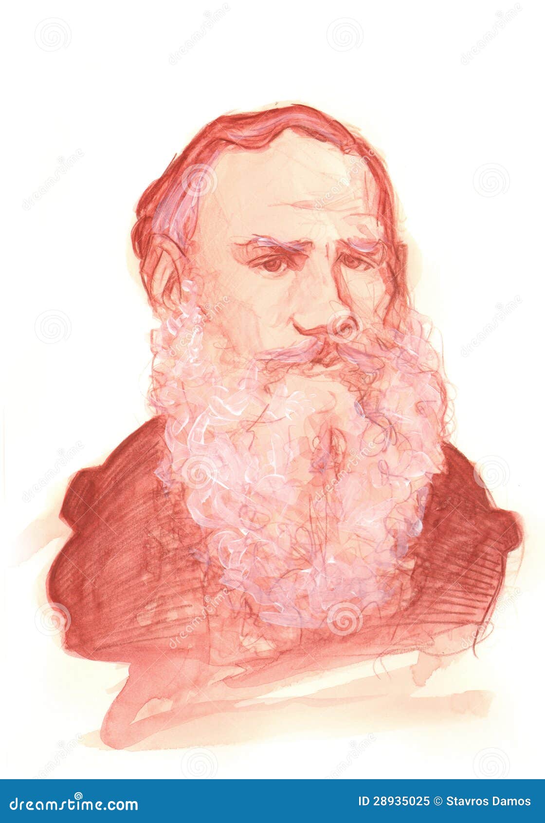 Лев толстой рисунок