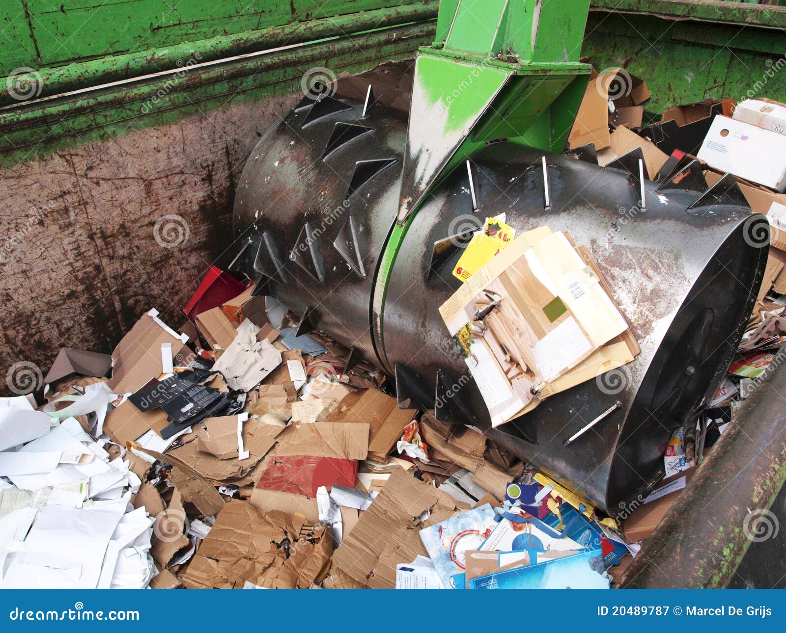 Het Recycling Van Het Document Stock Afbeelding Image of milieu