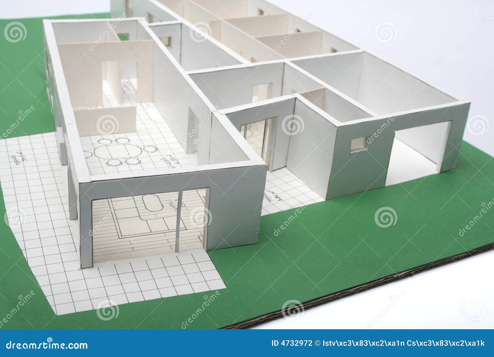 Het Schaal model Van Het Huis Stock Illustratie Illustration Of het-schaal-model-van-het-huis-stock-illustratie-illustration-of