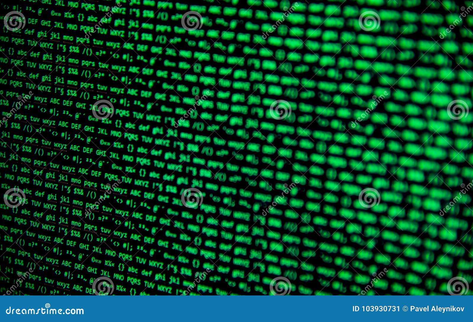 Het Scherm Met Crypto Muntcode, Groene Digitals Stock Afbeelding - Image of  informatie, achtergrond: 103930731