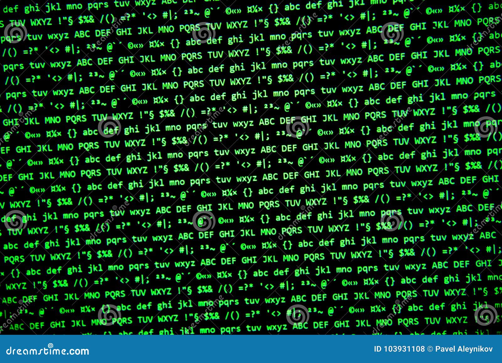Het Scherm Met Crypto Muntcode, Groene Digitals Stock Foto - Image of  informatie, macro: 103931108