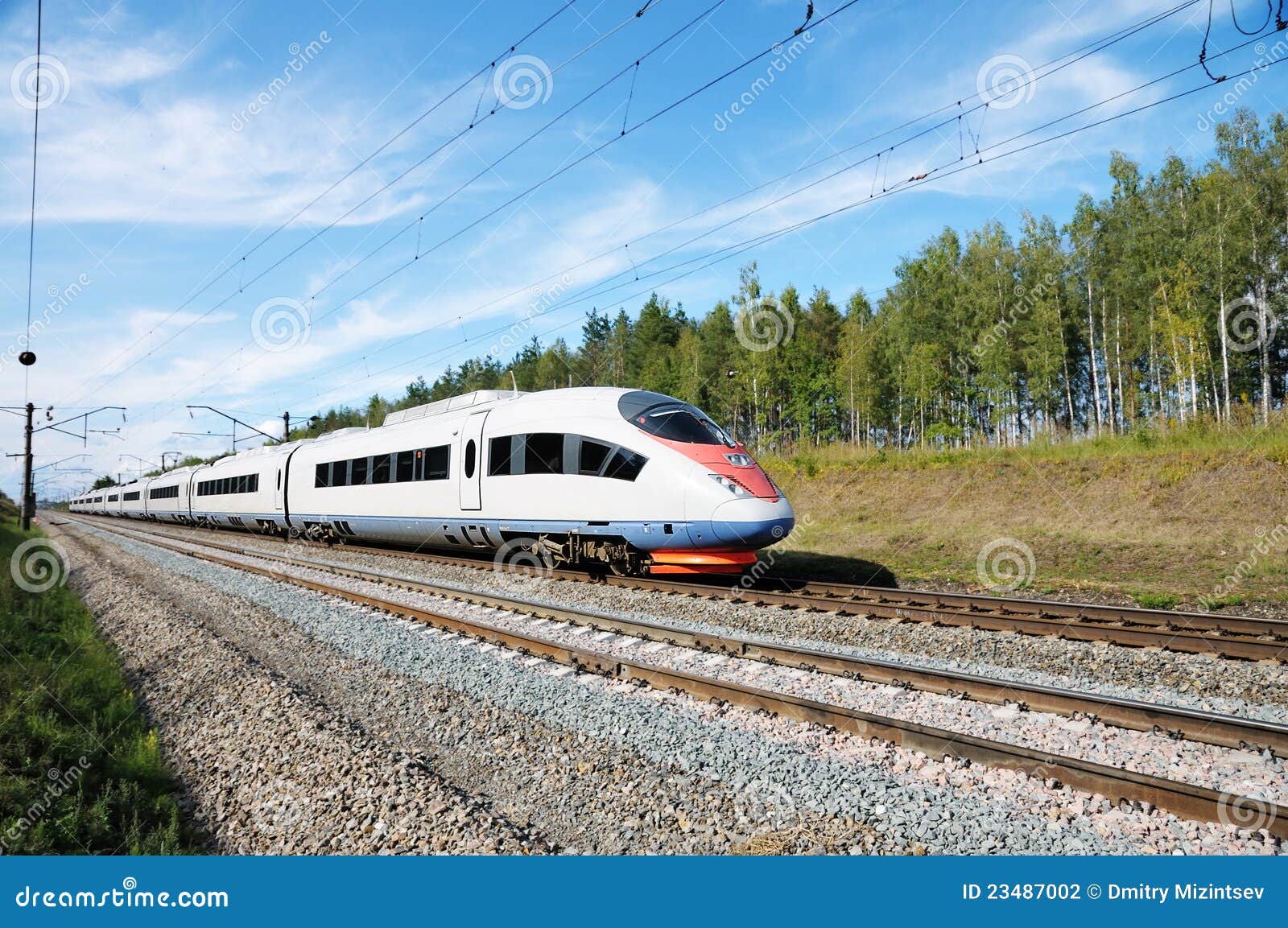 Het Spoor Van De Hoge Snelheid Stock Foto - Image of ...