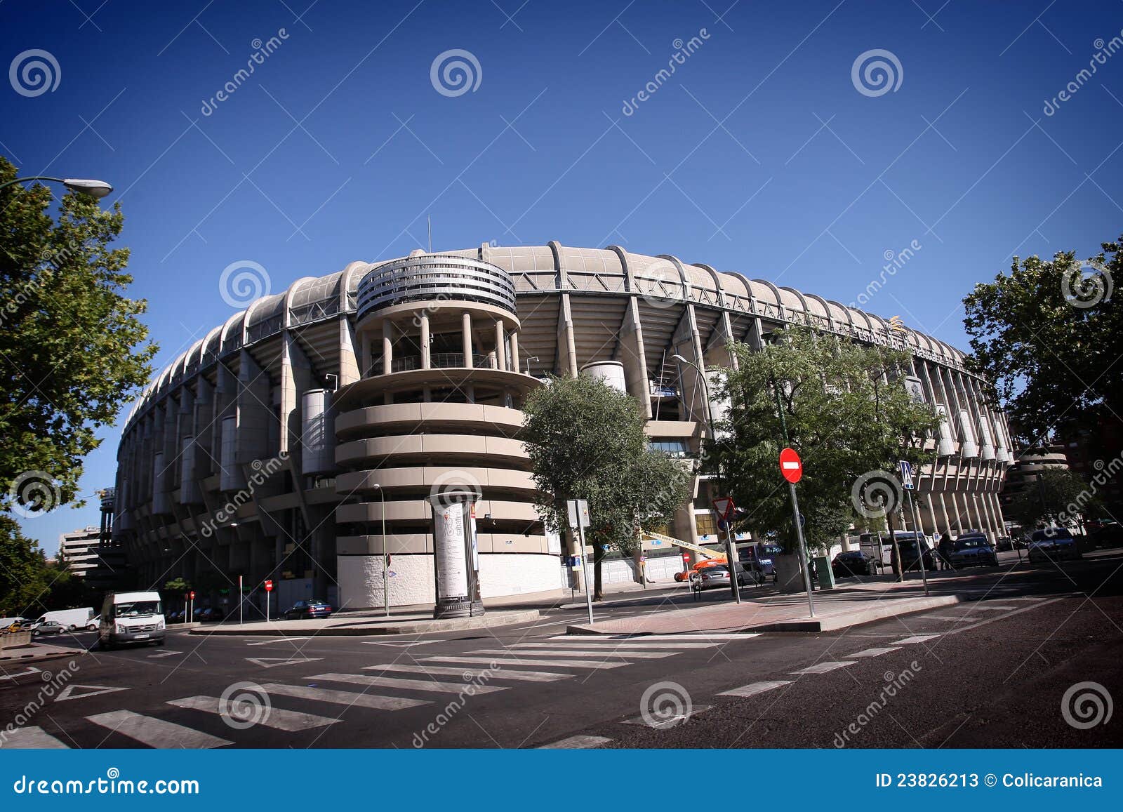 Het Stadion Van Real Madrid Redactionele Stock Foto Afbeelding