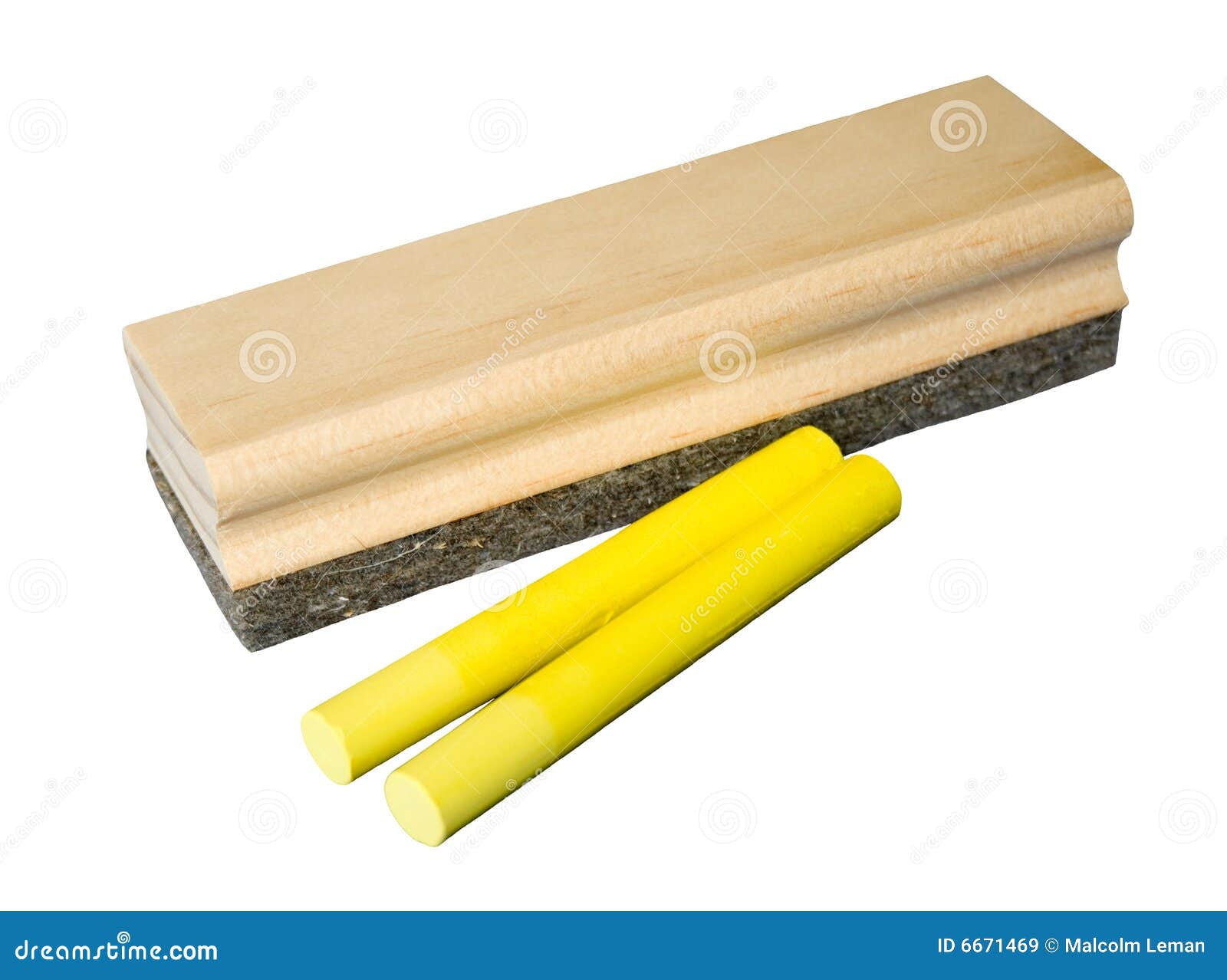 Het Stofdoek Van Het Bord Van Het Bord Met Krijt Stock Afbeelding