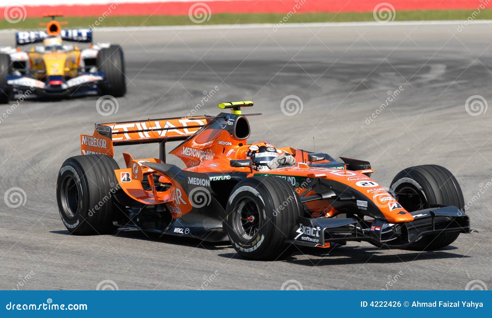 Het Team Van Aldar Spyker Van Etihad F1 F8 Redactionele Foto - Image of ...