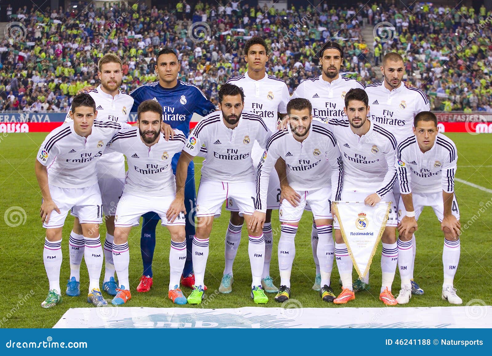 Het Team Van Real Madrid Redactionele Stock Foto Afbeelding