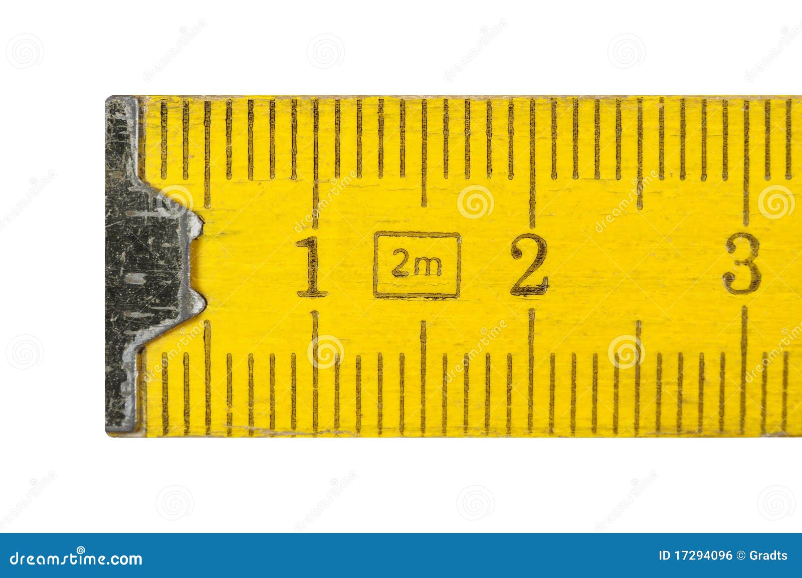 Het vouwen van meterstok. Het meten vouwend van de de regelcentimeter van de meterstok van de de millimeterclose-up het macrodetail