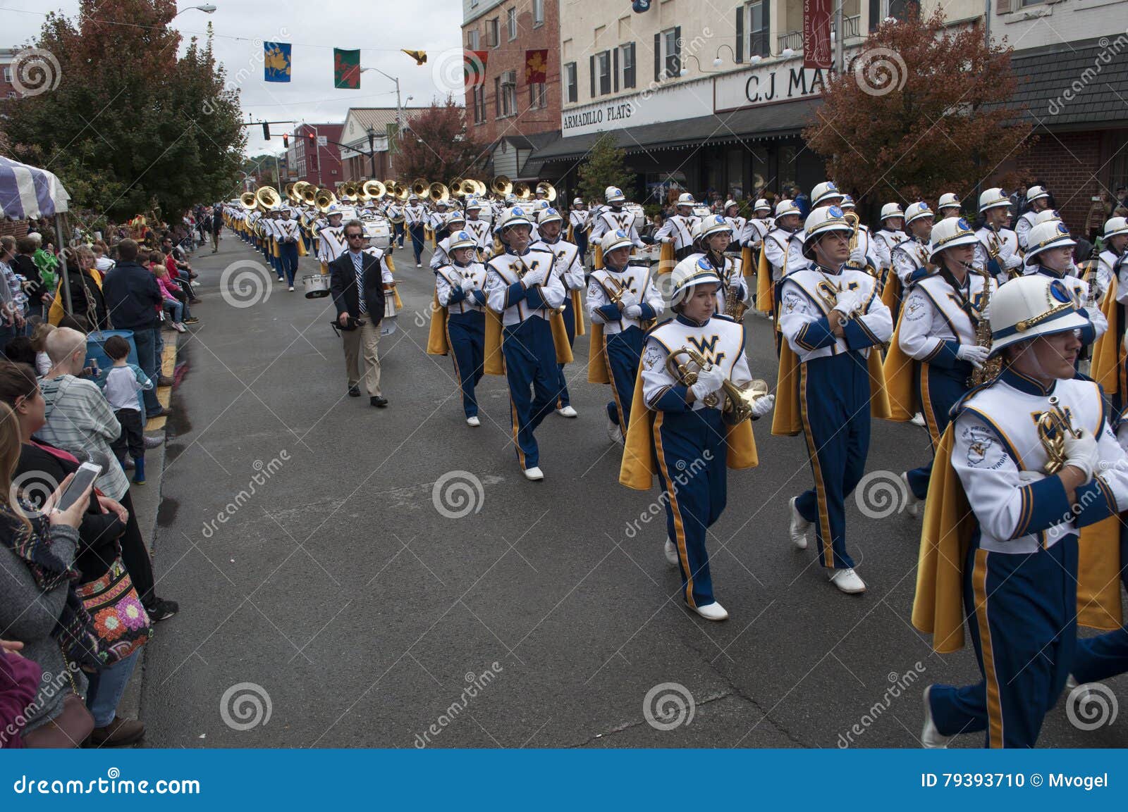 Het Westen Virginia Marching Band Redactionele Afbeelding Image of