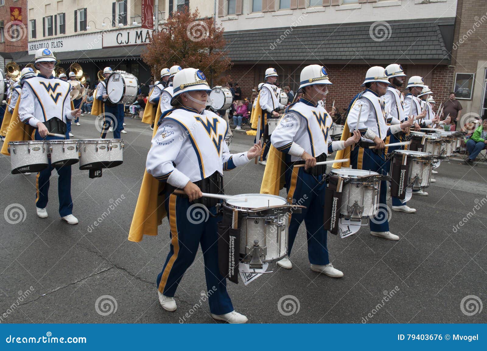 Het Westen Virginia Marching Band Redactionele Foto Image of westen