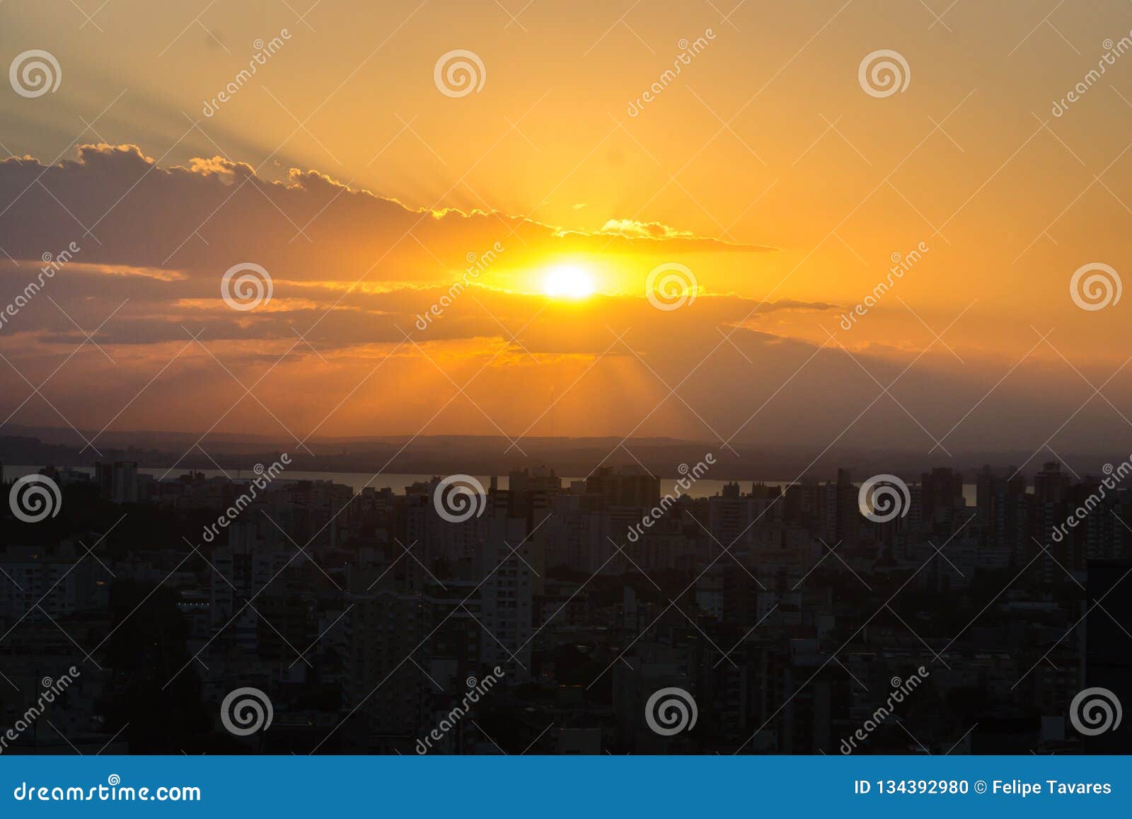 Heure De Coucher Du Soleil à Porto Alegre Rio Grande Do Sul