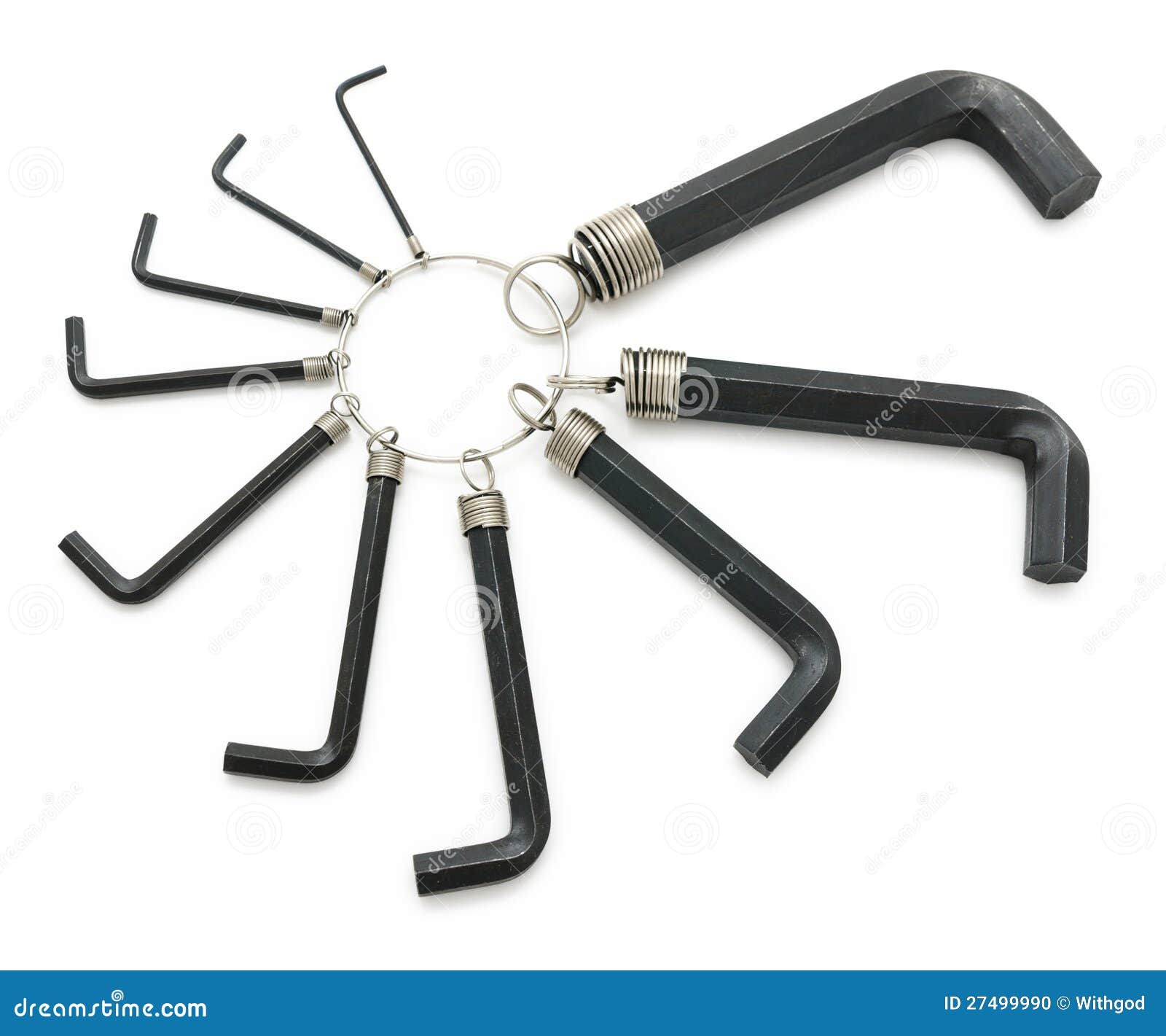 Hex nut wrenches stock photo. Image of circle, background 27499990
