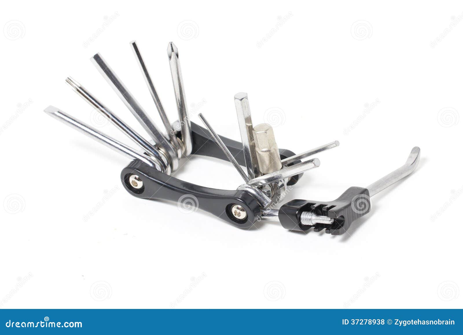 Hex Wrench, Portable Bicycle Tool. Stock Photo Image of industry