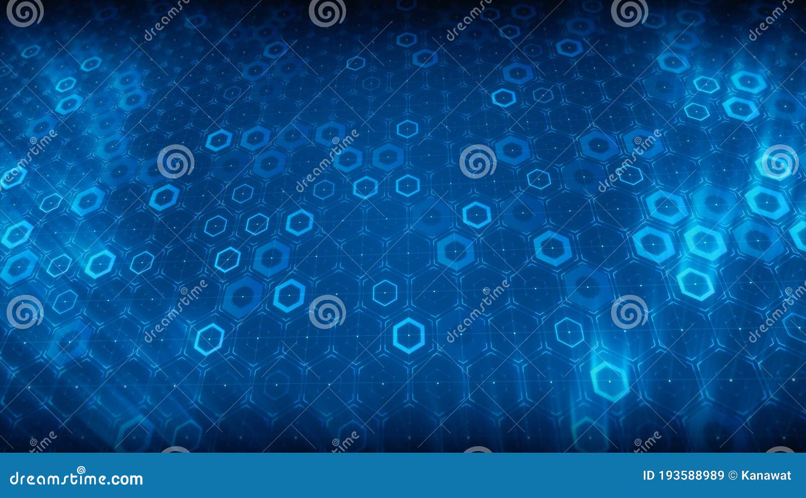 hexagon  of future technology digital abstract background concept