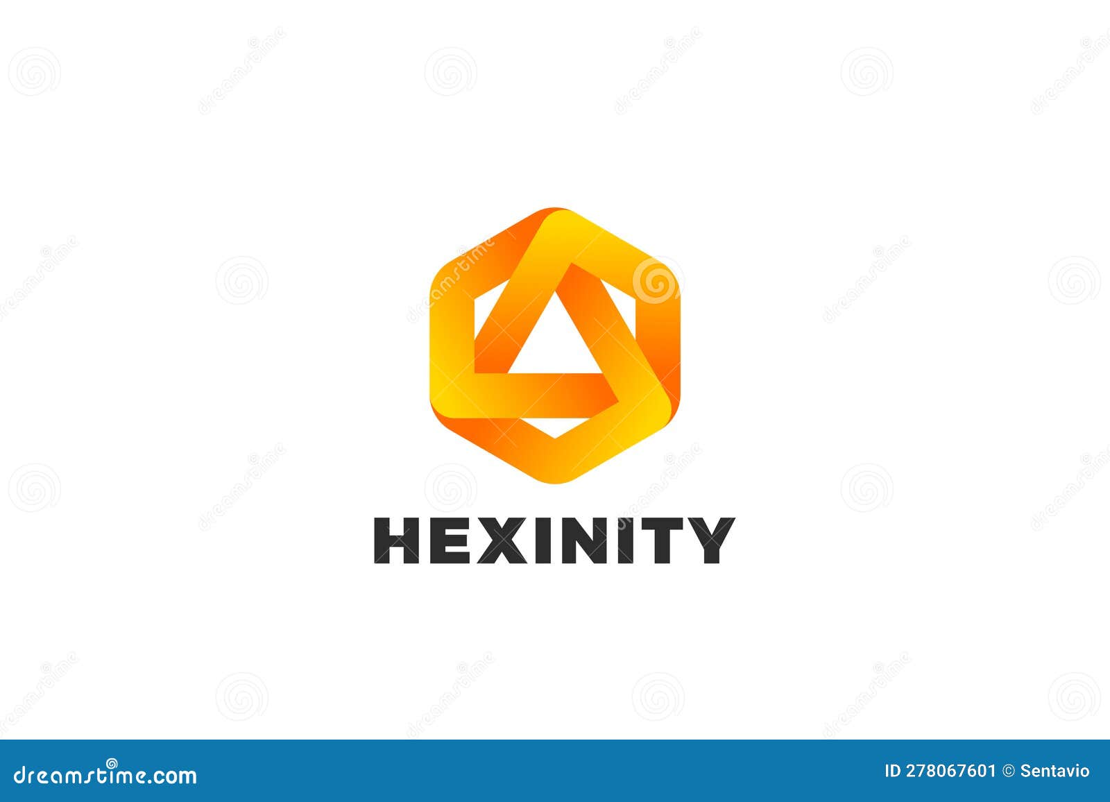 Template With Hexagonal Chart Stock Photo CartoonDealer com #58125762