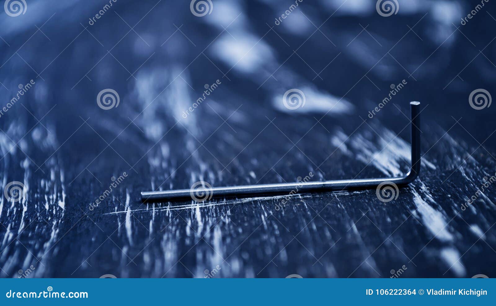 Hexagon for Repair Work Lying on the Table. Repair Tools in the Stock