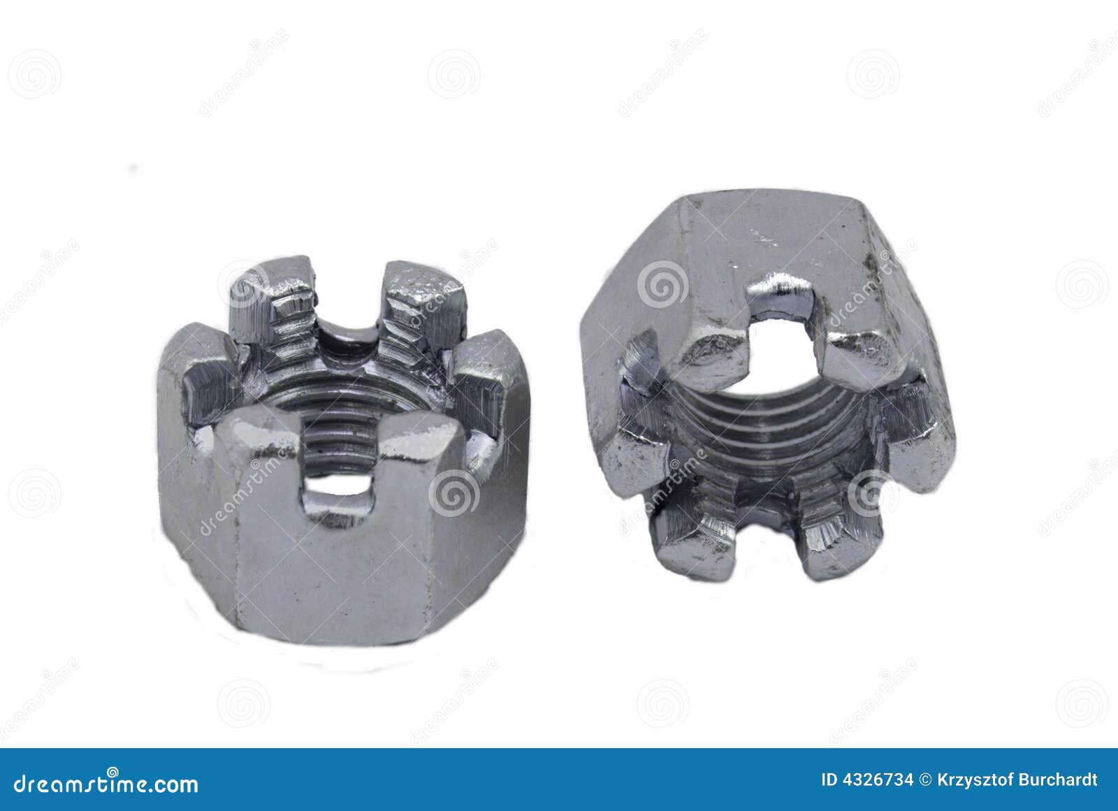 hexagon slotted nuts