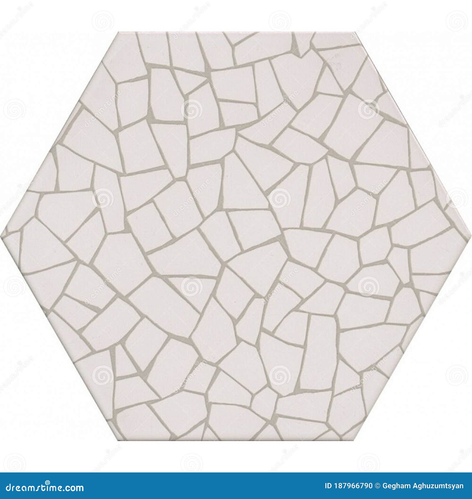 Hexagonal Ceramic Tile Mosaic RoyaltyFree Stock Image CartoonDealer