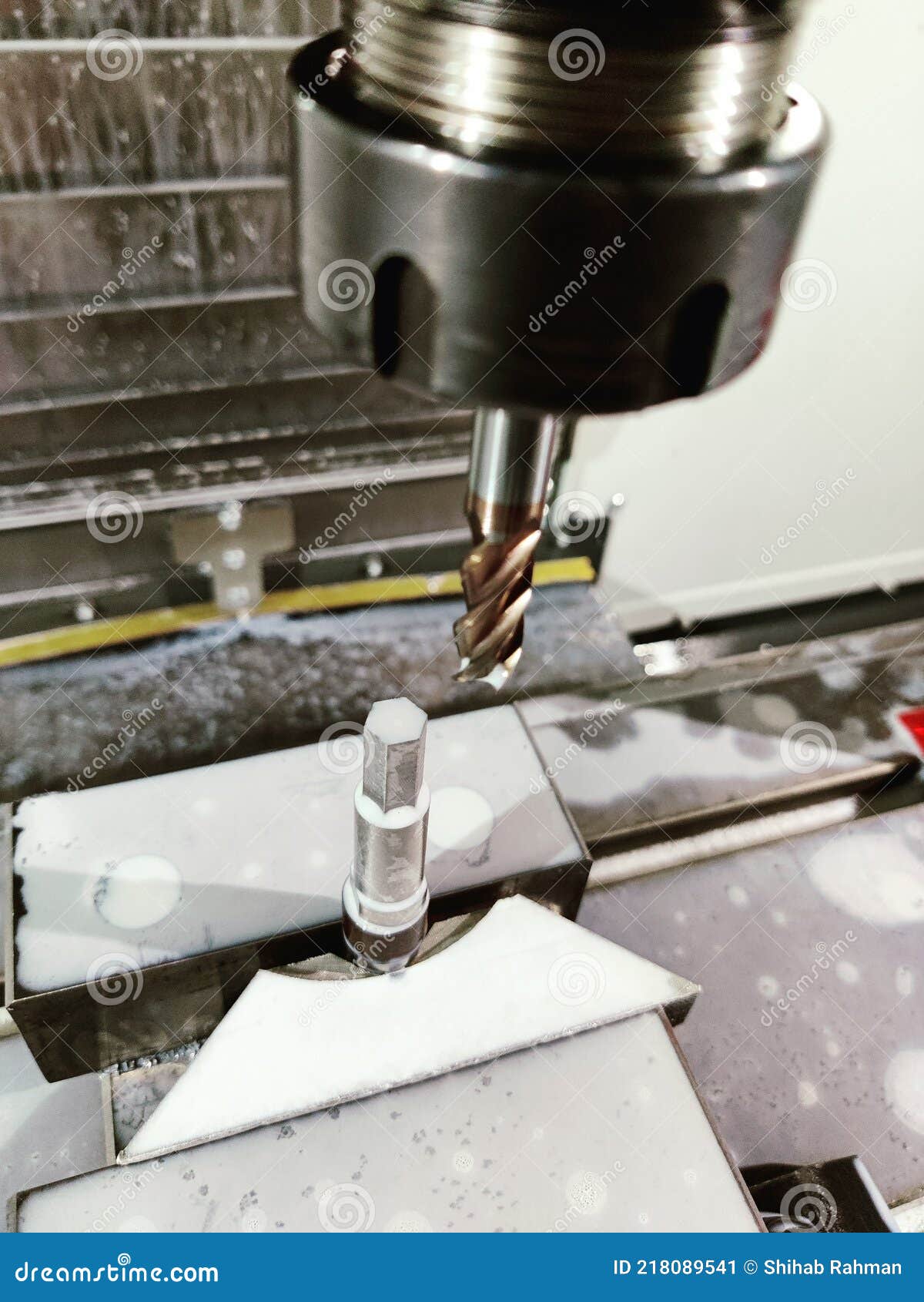 Hexagonal Punch Making on CNC Milling Machine with End Mill Cutter