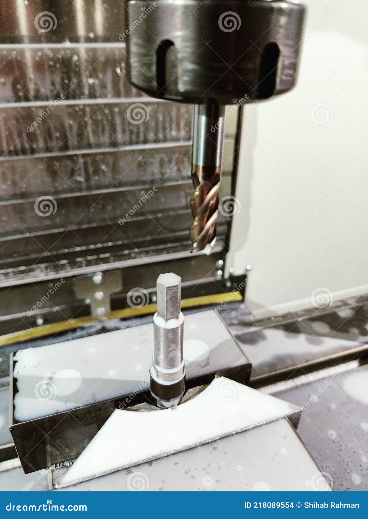 Hexagonal Punch Making on CNC Milling Machine with End Mill Cutter