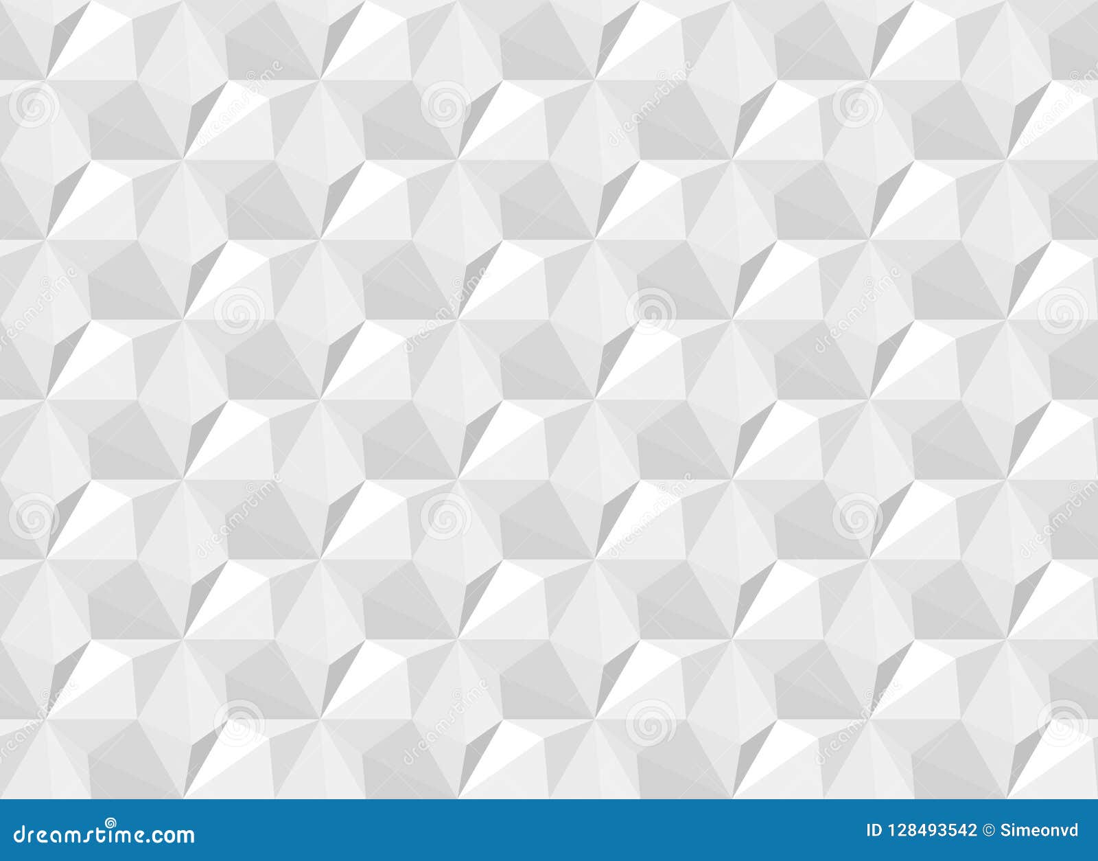 Hexagons and Triangles Seamless Pattern. Vector Geometric Abstract ...