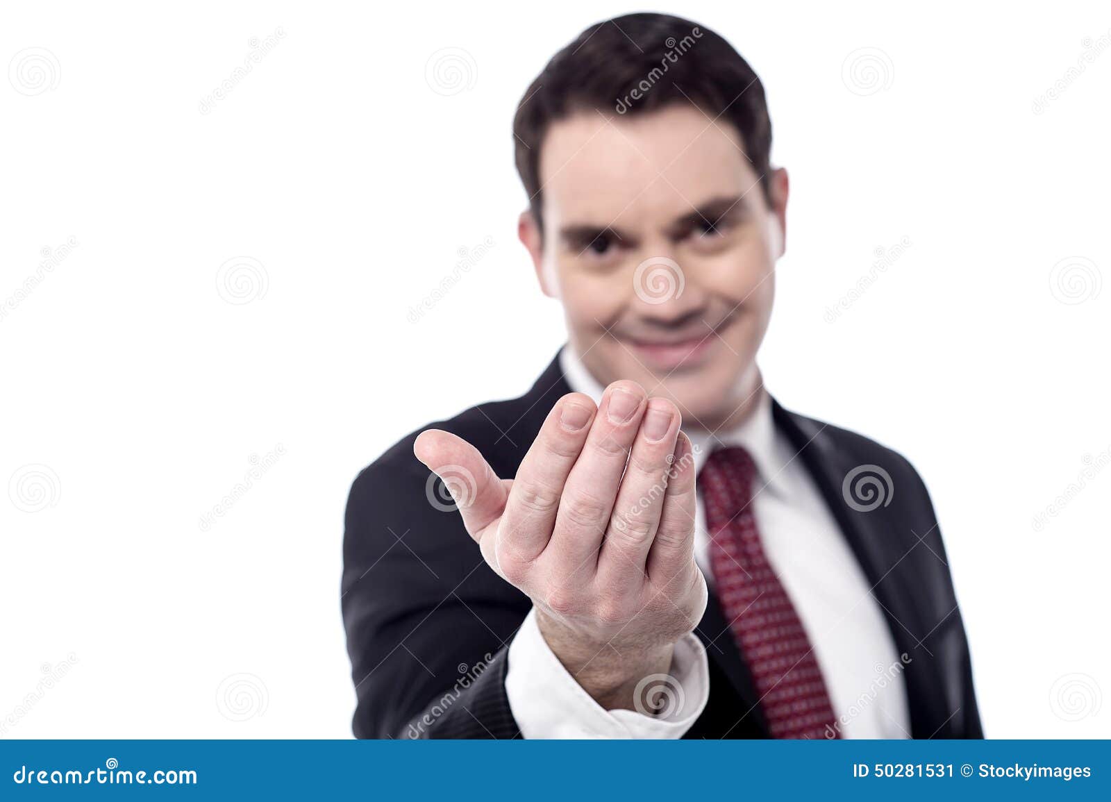 Hey you come over here stock image Image of hand caucasian