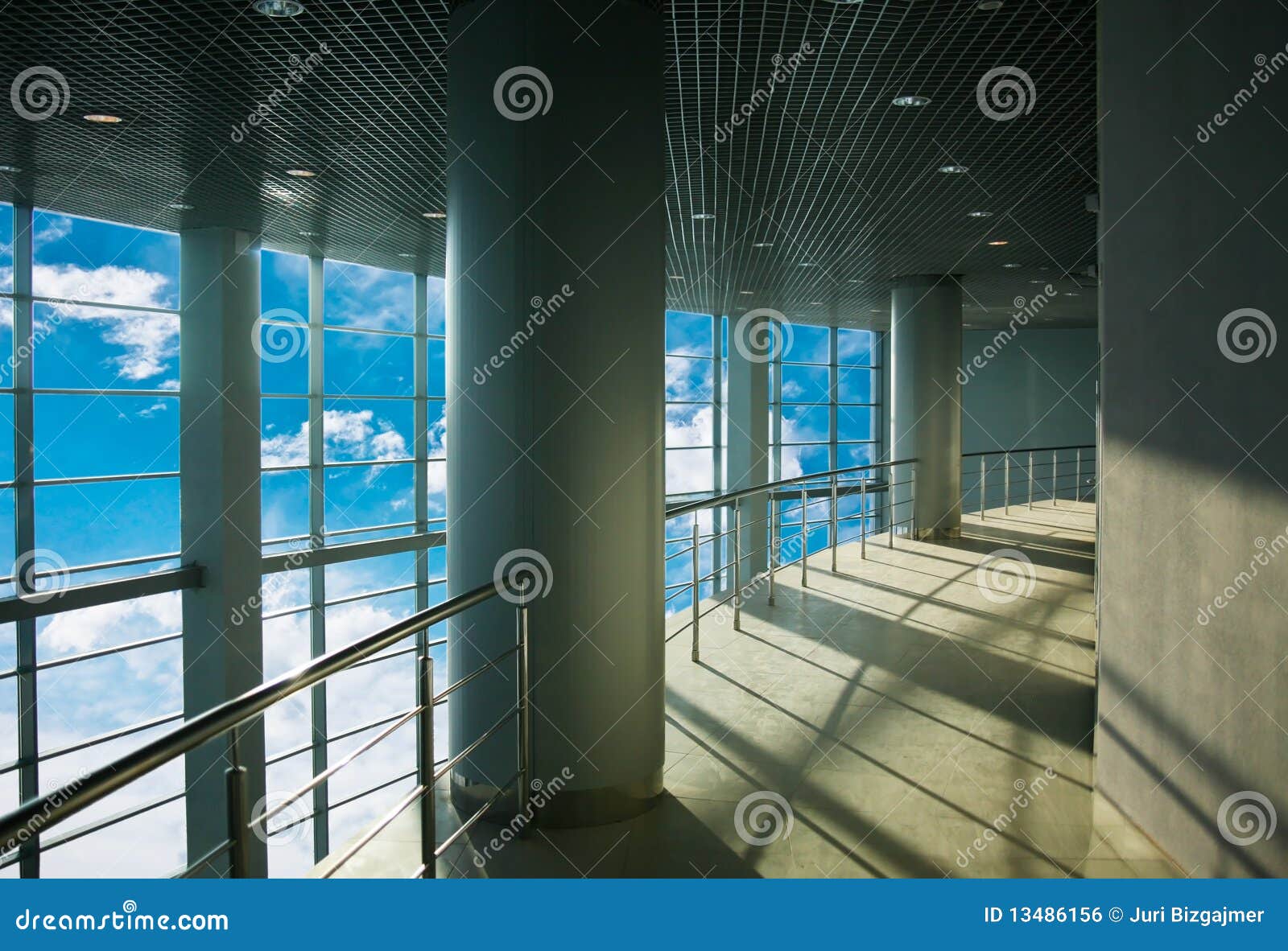 Hi Tech Office Building Stock Photo Image Of Windows 13486156