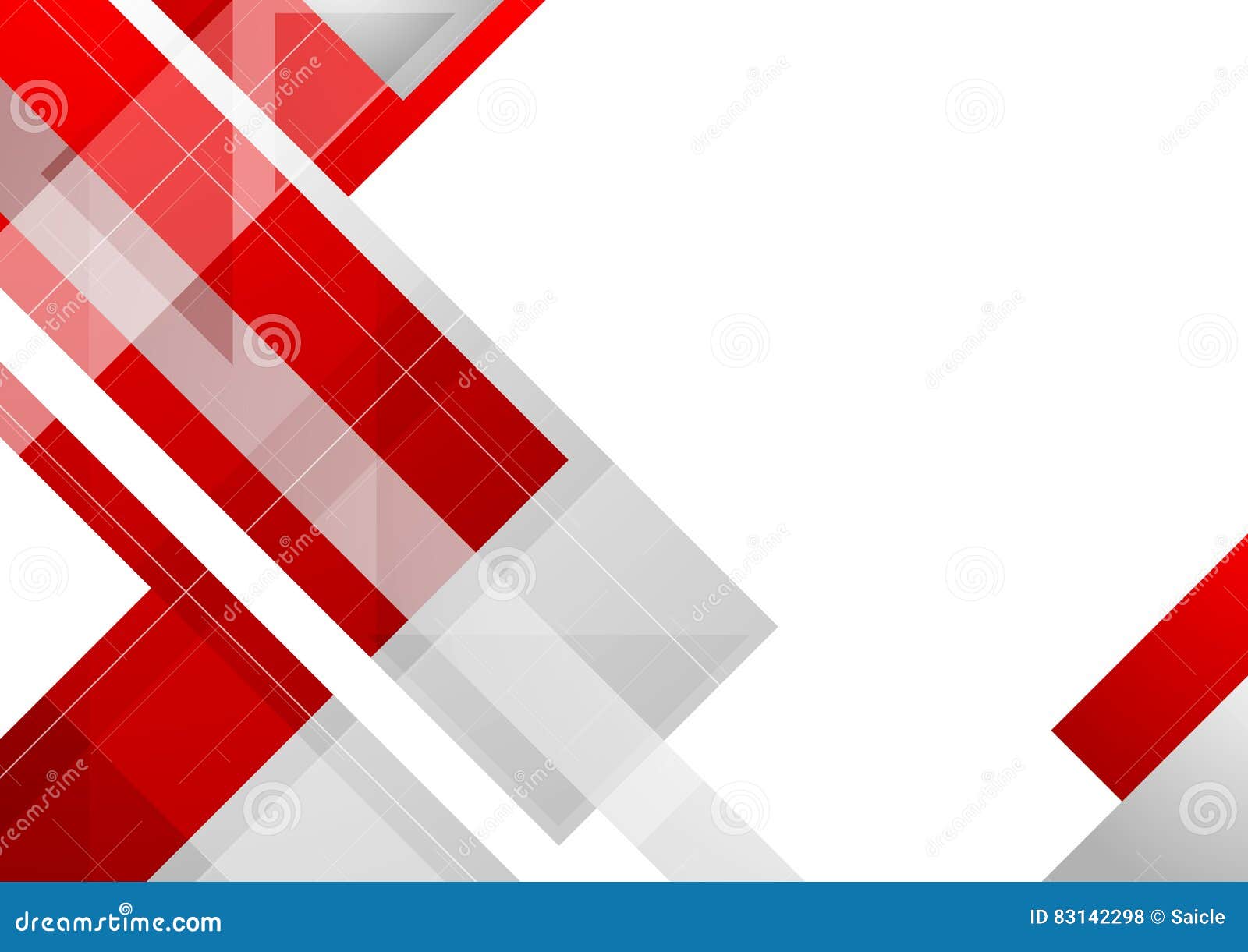 Hi-tech Red Corporate Abstract Background Stock Vector - Illustration