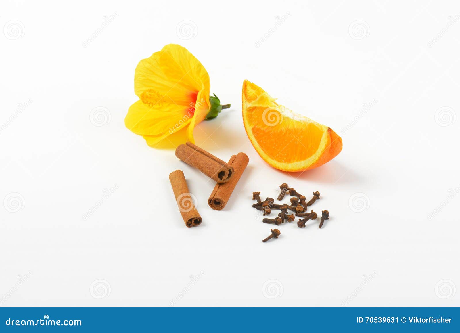 Hibiscus, Orange and Spices Stock Image Image of natural, flower