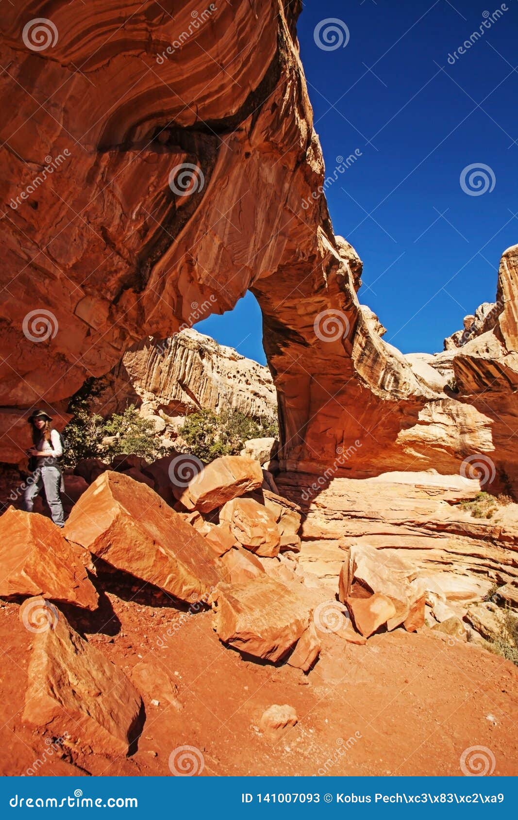 Hickman Natural Bridge 2 editorial stock photo. Image of bridge 141007093