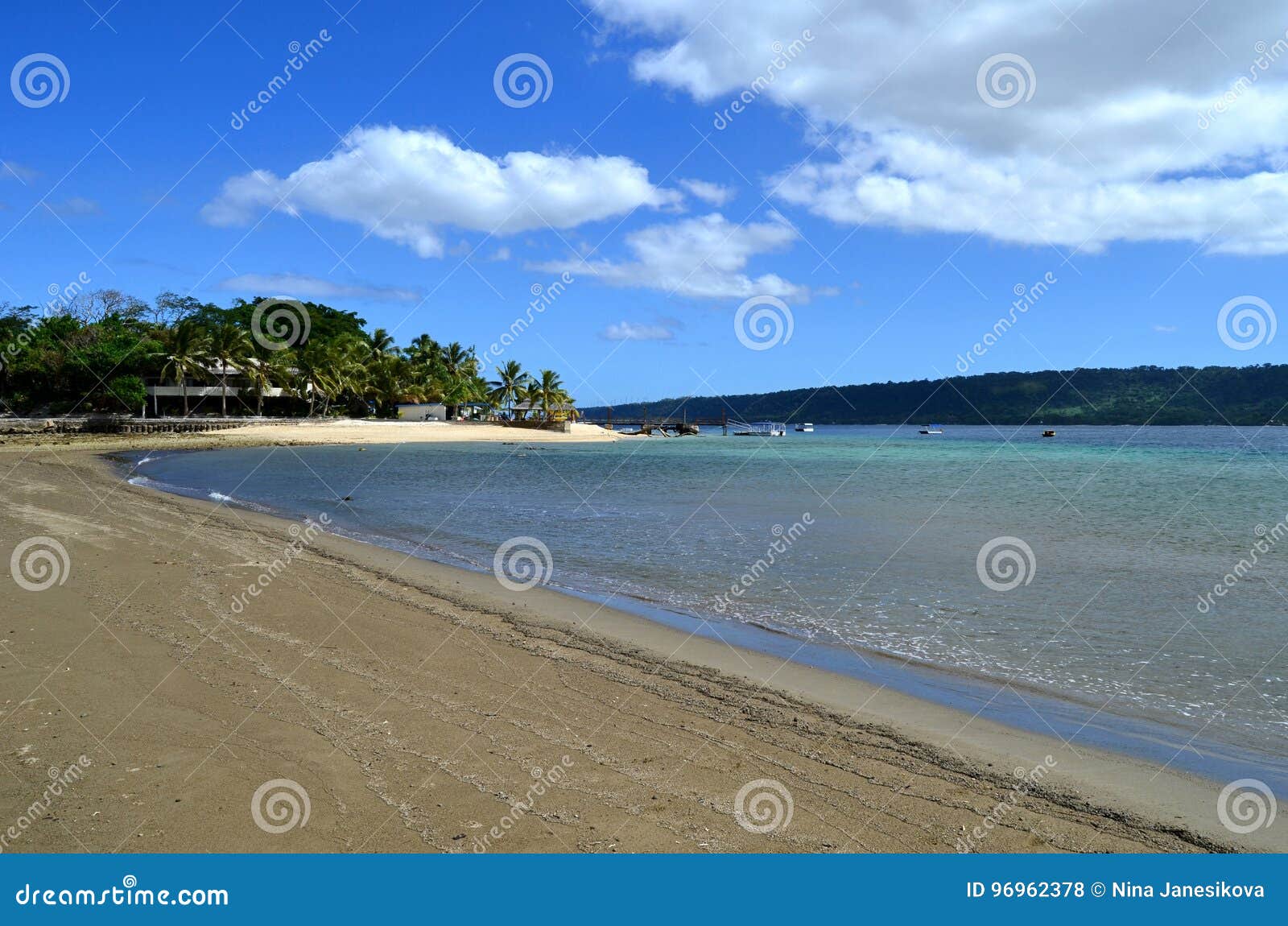 Hideaway Island Close To Efate Island, Vanuatu Stock Photo - Image