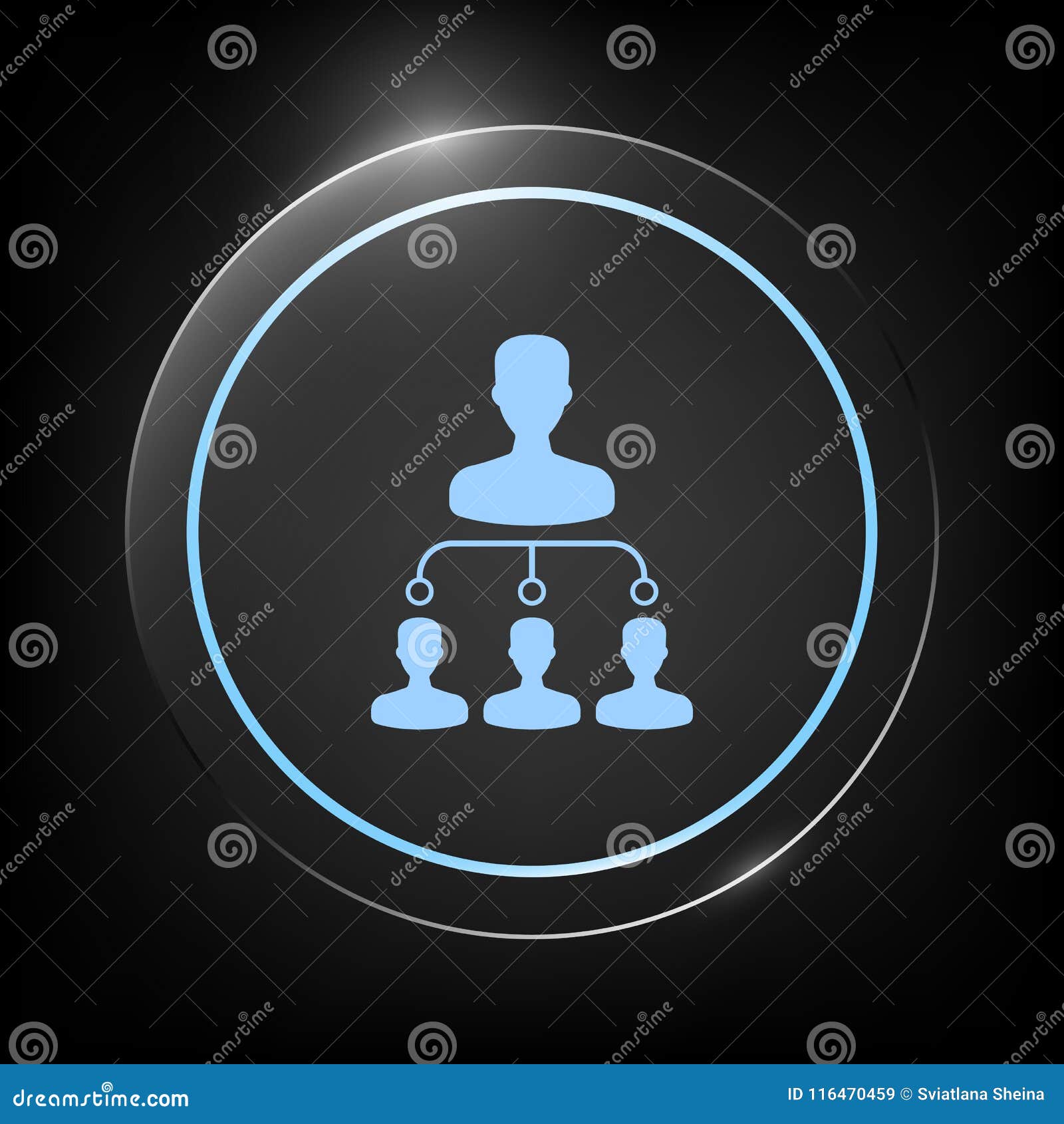 Hierarchy icon symbol stock vector. Illustration of human 116470459