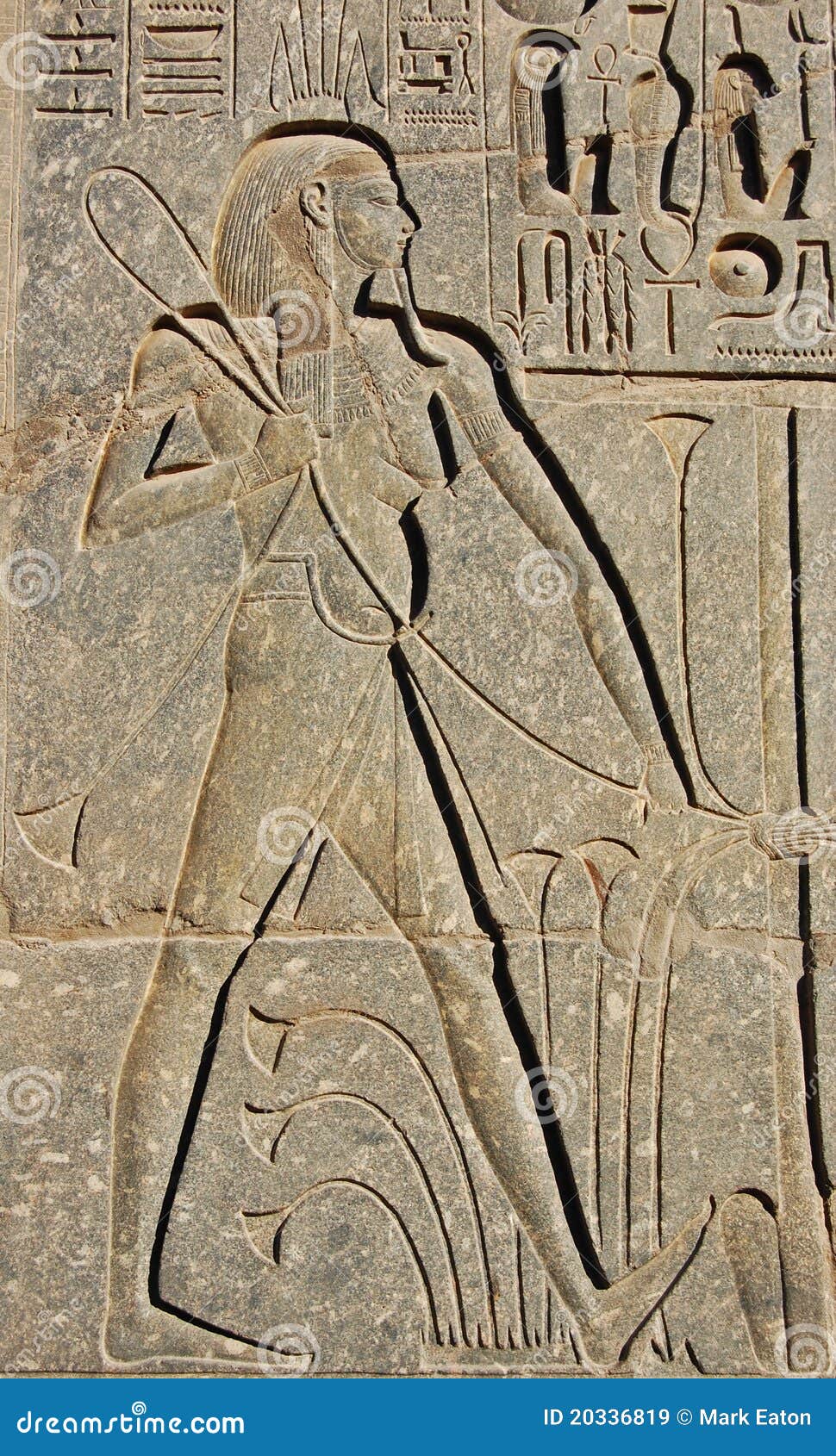 hieroglyph of a farmer