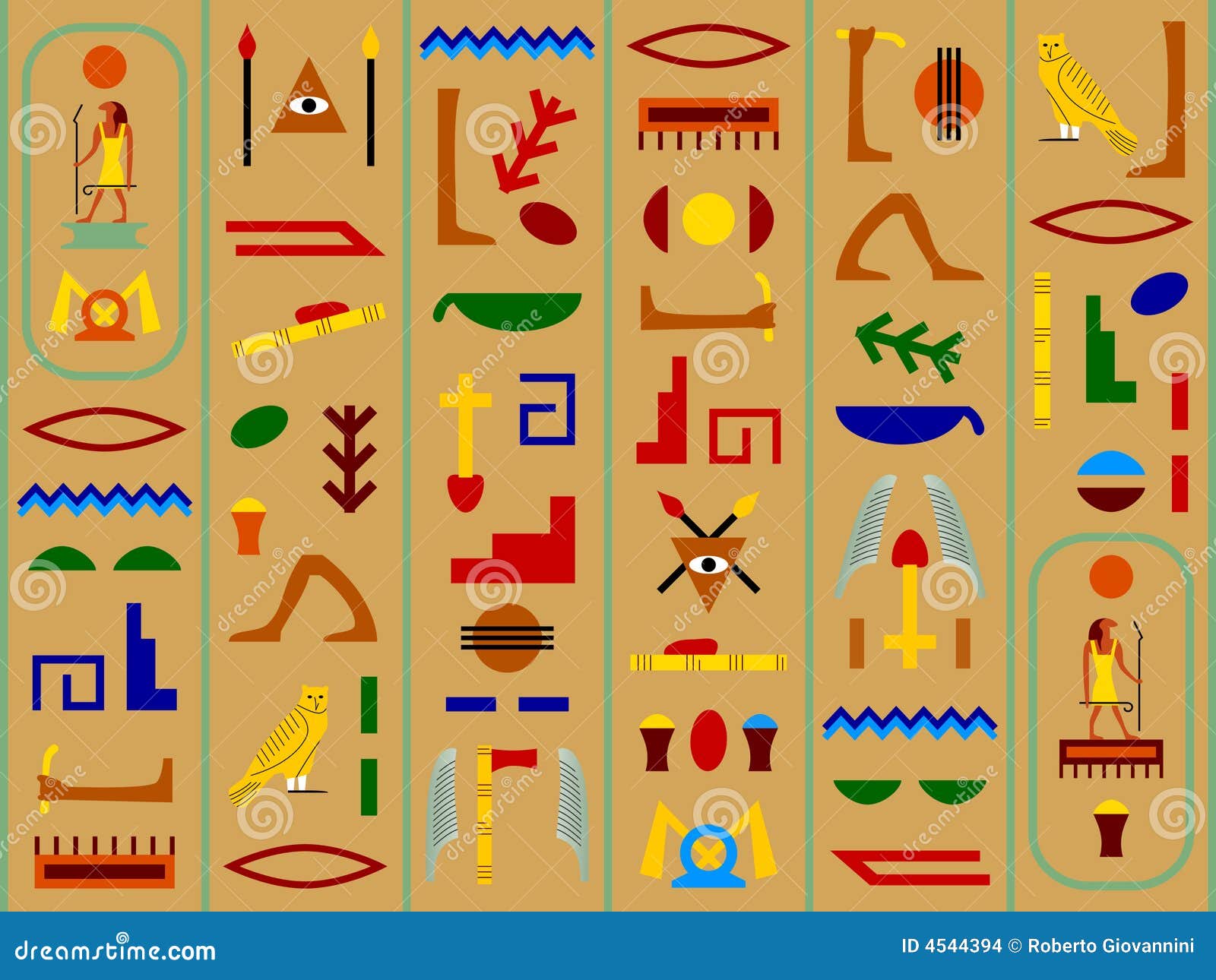 hieroglyphics background