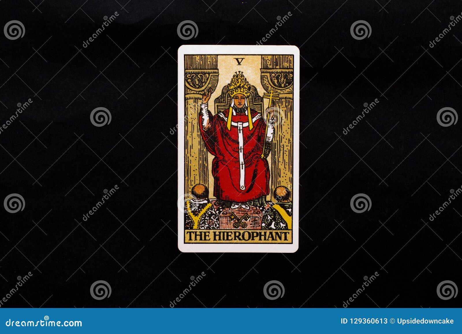 the hierophant major arcana tarot card