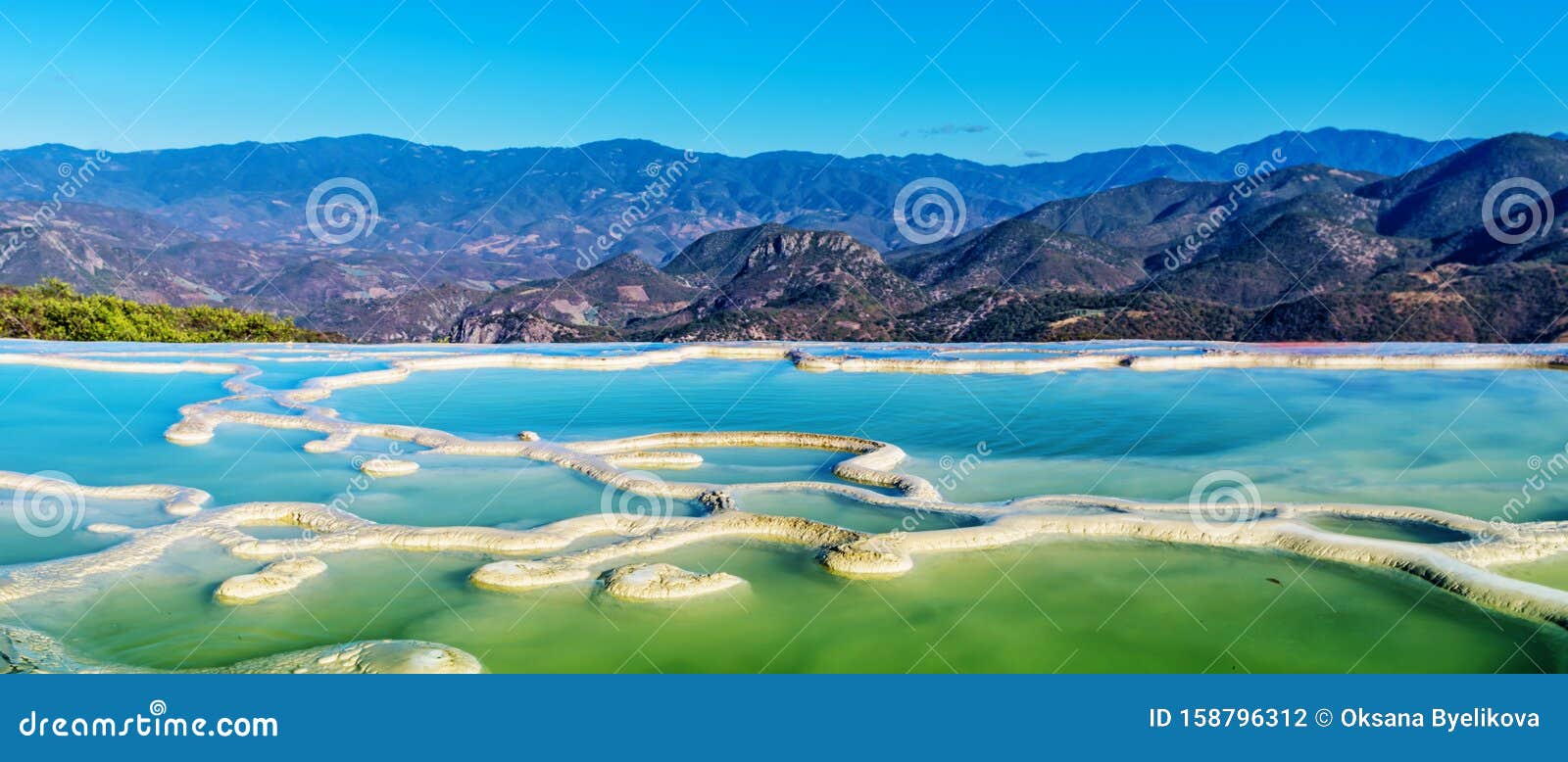 hierve el agua in the central valleys of oaxaca. mexico