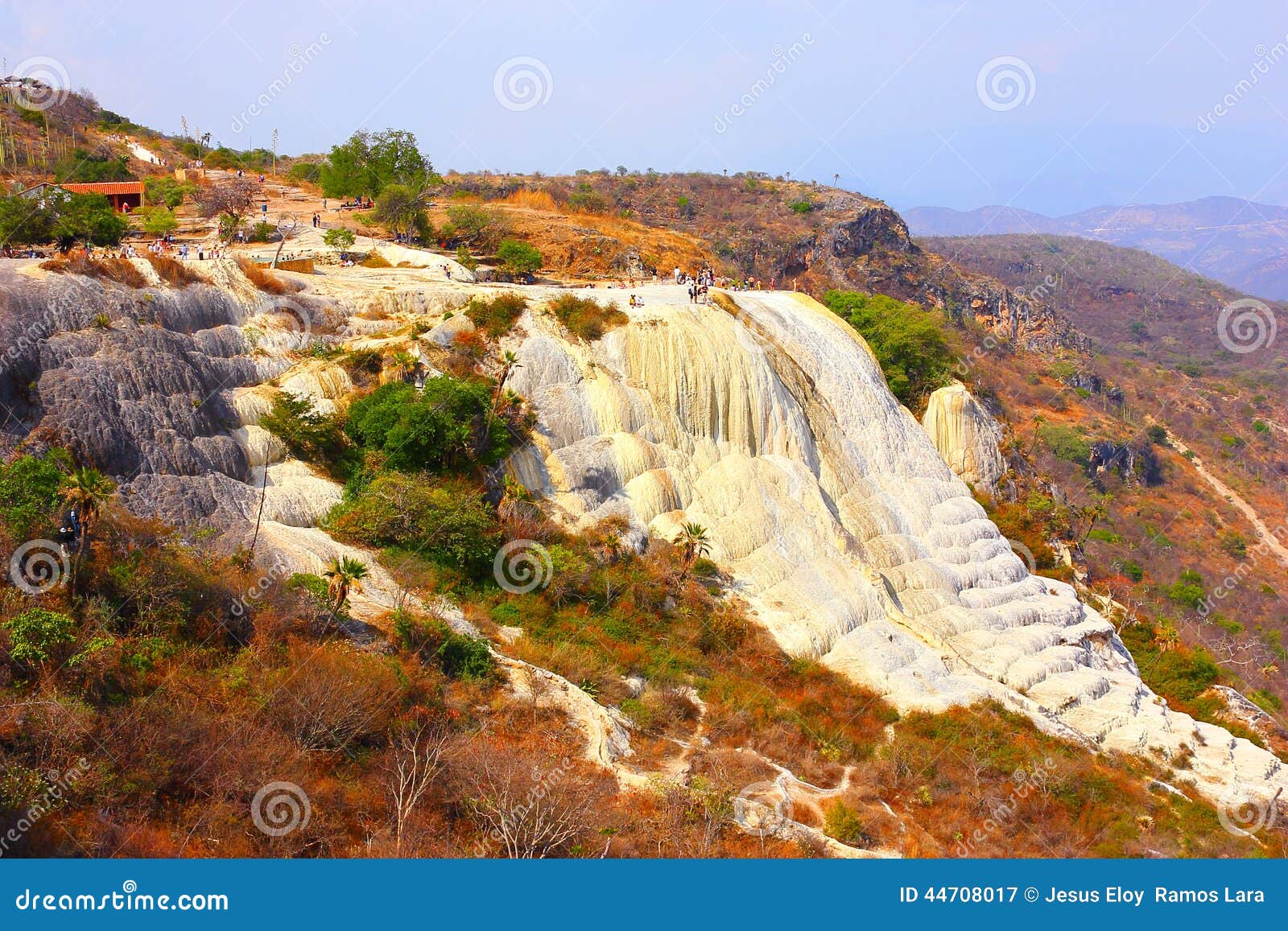 hierve el agua, petrified waterfall in oaxaca iv
